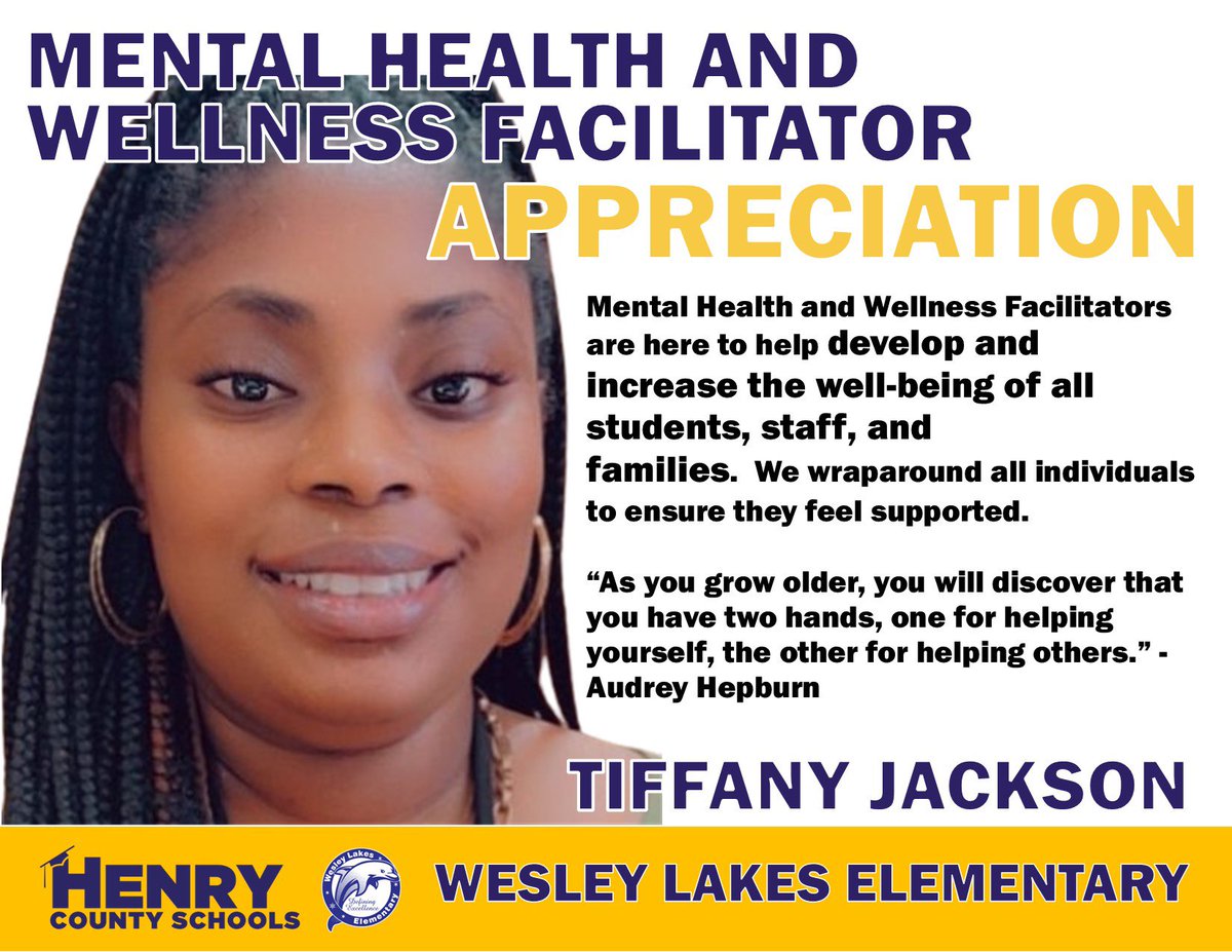 It is time to celebrate @tifjackson4 focusing on wellness  @WLE_HCS .  #HenryCares #RelationshipsMatterHCS #WellnessHCS