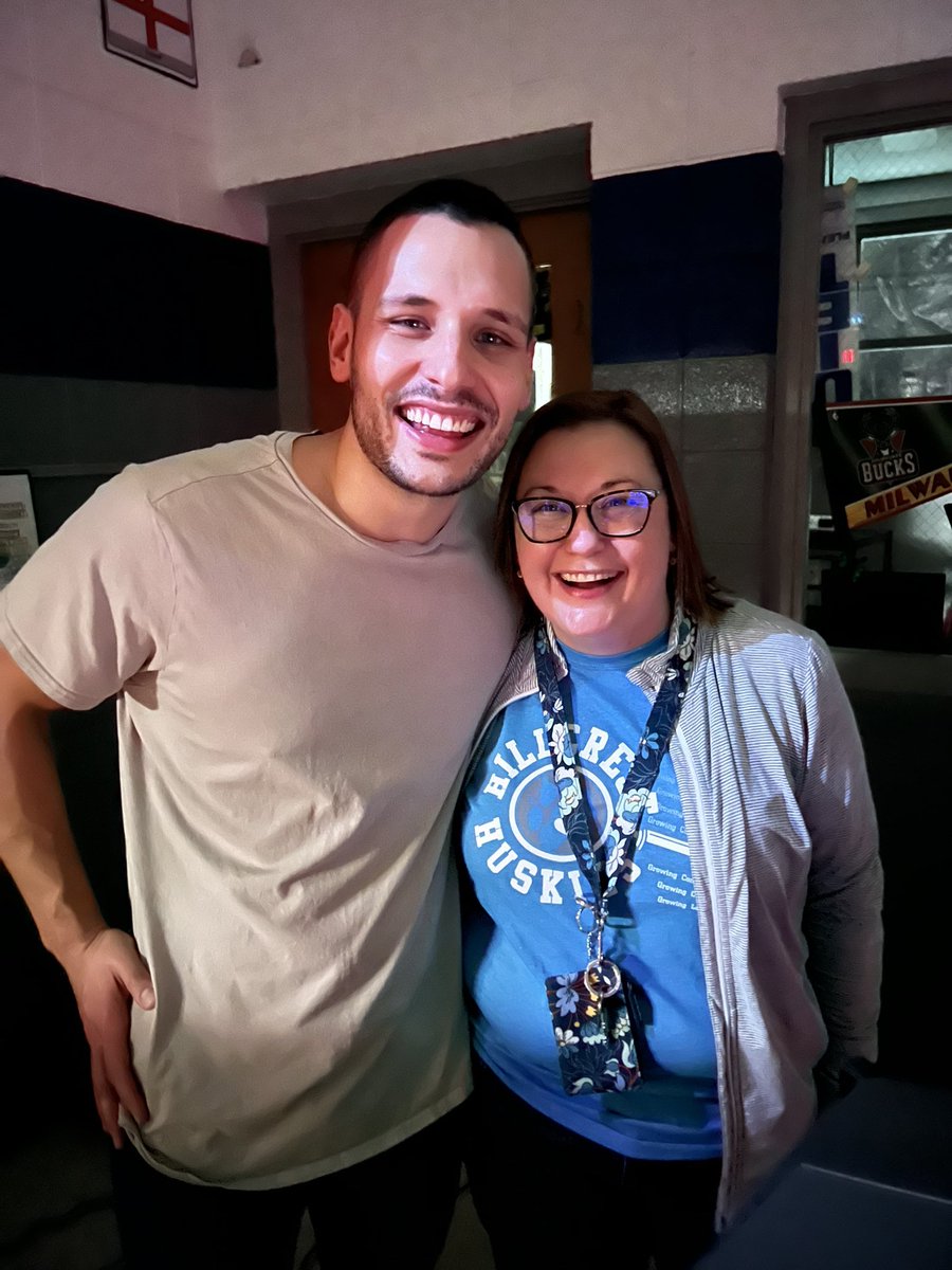 This totally made my day. DJ Bobby was in one of my first 5th grade classes at Hadfield. Tonight he was the DJ at our Hillcrest Glow Dance ❤️ He’s also a math teacher! So proud.