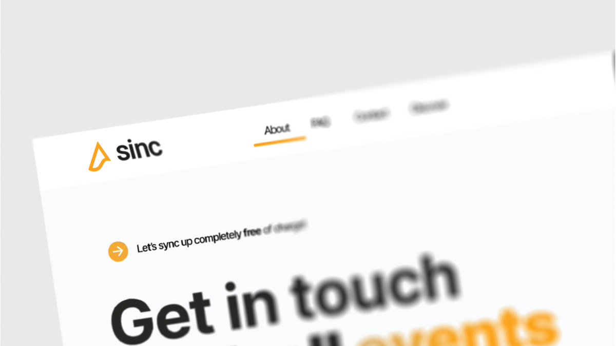 The Sinc Team presents the landing page that has detailed info on what we are building in 90 days, Register your interest by providing your email and definitely don’t hesitate to reach out to us for any enquiry! 

Cheers, let’s change the industry of events together!
 #startup