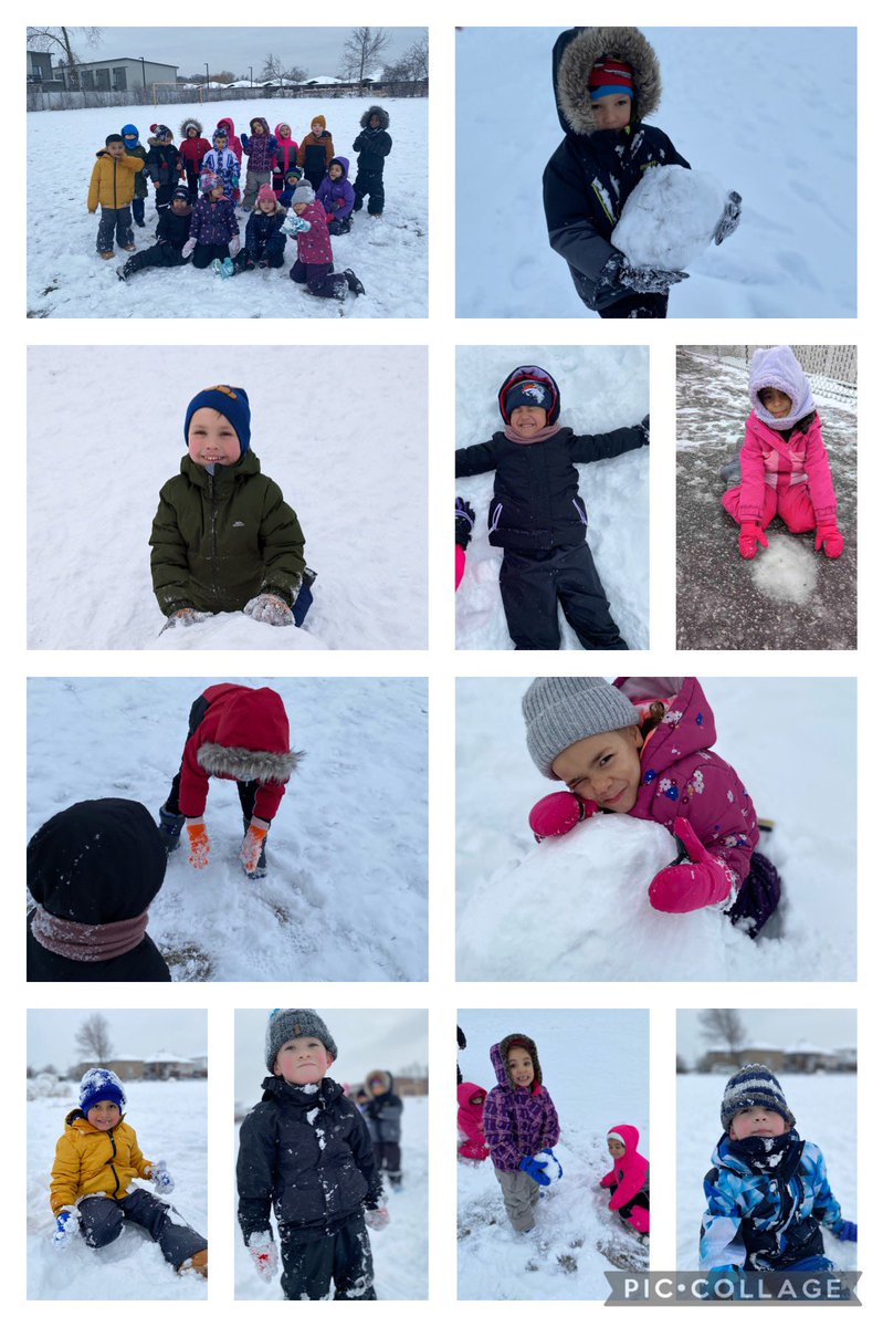 Snow much fun! We love extending our learning outside! Students co created snow people, painted in the snow, found animal tracks and a small den, and simply enjoyed the outdoors! <a href="/LucyTrudell/">Lucy Trudell</a> and I jumped in on the fun as well! <a href="/home_rams/">Roseland Home of the Rams</a>