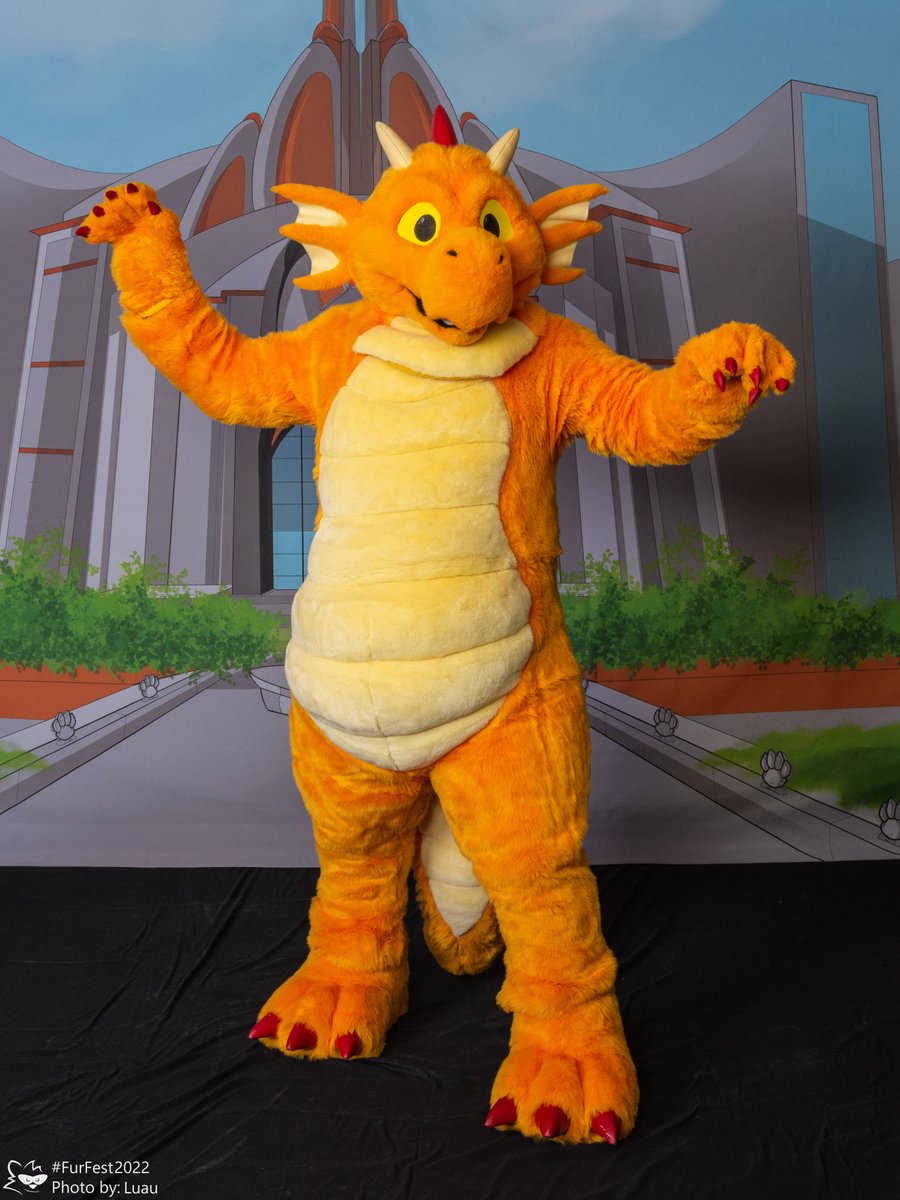 MFF Photoshoot from 2022 #FursuitFriday see I can be a good dragon!