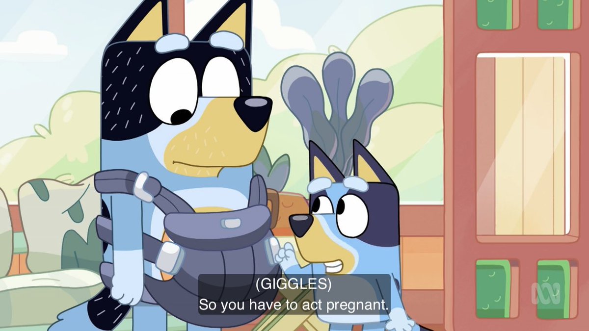 out of context Bluey tweet media