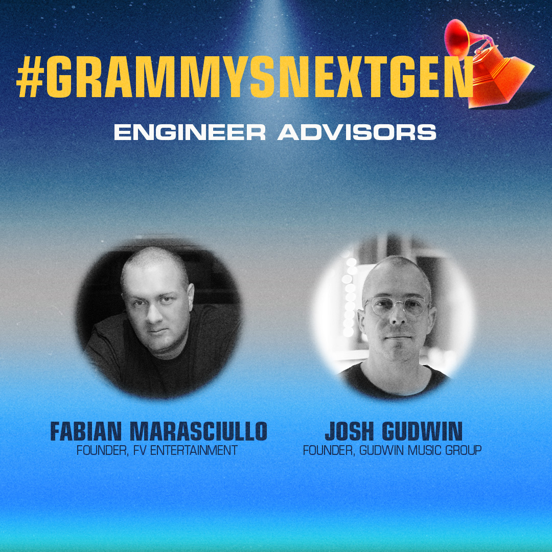 RecordingAcad's tweet image. Meet our #GRAMMYsNextGen Engineer Ambassadors &amp;amp; Advisors! 👏
They will support the effort to inspire the next generation of music makers &amp;amp; industry executives &amp;amp; will be celebrated during GRAMMY Week at our 2nd annual GRAMMYsNextGen Party at #GRAMMYHouse: grm.my/3WKz3k4