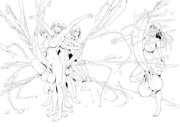 I have finished inking the last page of my futanari doujinshi. But work continues for a number of additional pages.
ふたなり同人誌の最終ページのペン入れが完成。しかし多数の追加ページのため作業は続く。
#futanari #ふたなり 