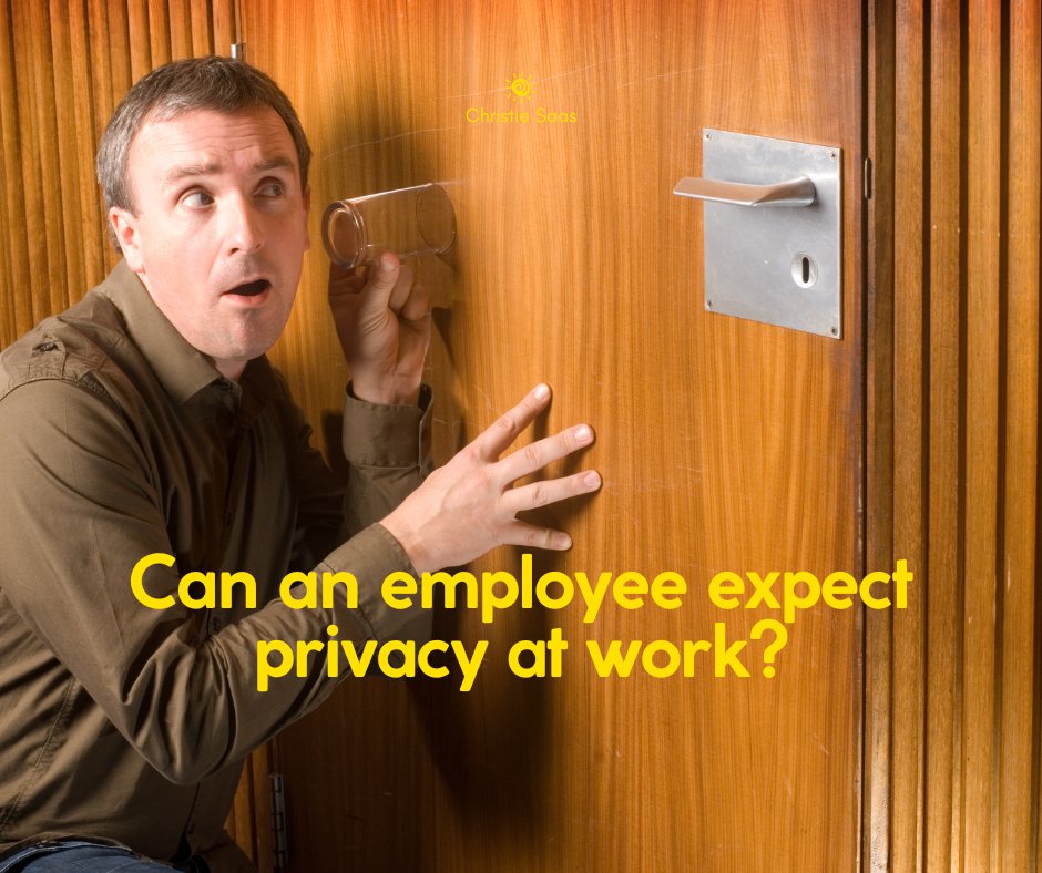ChristieSaas's tweet image. Home office. Central office. Shared office. Can an employee expect privacy at work? 
Get a sneak peek at Wednesday’s post.
christiesaas.com/privacy
Hi, I&apos;m Christie. I help non-profits align their strategy and operations for greater impact. 
#privacyatwork #employeeprivacy