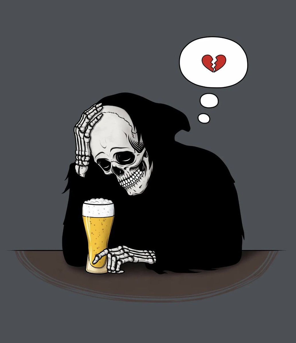 deathbyhibachi's tweet image. 💔💀🍺

#Art by Empty Graves
