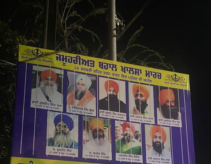 When Sikhs raise their voice ,  highlighting their ongoing genoc!de in India ,  the Indian state cracks down , claiming they're just Disturbing  Peace & are violent extremists.

#sikhsovereignty 
#FreeSikhPrisoners