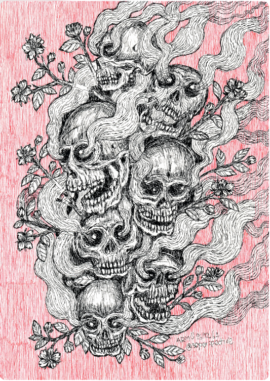 thirtysixman1's tweet photo. GM ☘
Skulls and Smoke Freehand.
Holder by @ayebluey
@formfunction

check it. thank for support.
link below 🔻
#NFTs #NFTartist #formfuction #SolanaNFT #SolNFT #NFTCommumity  #darkart #handcrafted https://t.co/tv9OamEgqY