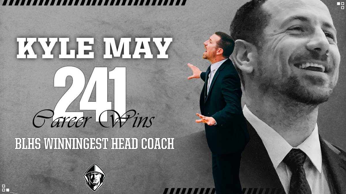 With tonight’s victory over Nolan Catholic, head coach Kyle May is BLHS’s winningest men's basketball coach in school history!

Congratulations, Coach. We are truly blessed to have you leading our student-athletes on and off the court!