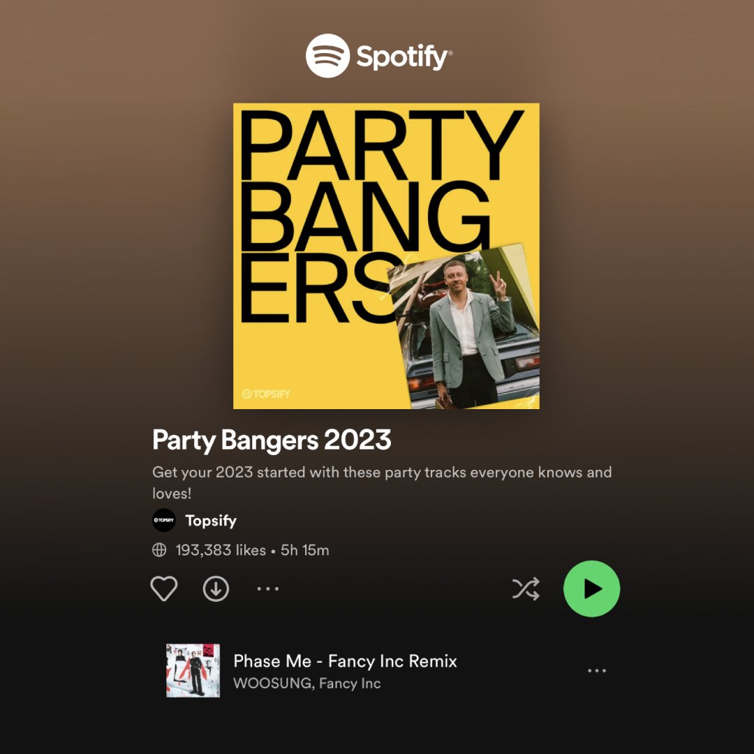 PromoteTheRose's tweet photo. Phase Me (Fancy Inc. Remix)
Party Bangers 2023 Playlist
Listen now: https://t.co/CN3dZm1DCN
#PhaseMe @FancyIncMusic https://t.co/76qrr31xVE