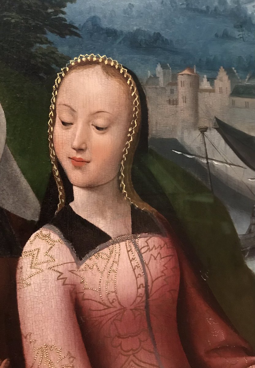 campbell_c_m's tweet photo. Today @NGIreland we open an exhibition devoted to a remarkable, strong Irish woman, the princess St Dymphna, who died near Antwerp in the 7th century. In the Grand Gallery we’re displaying a 500-year-old altarpiece by Goossen van der Weyden. The colours and details are amazing. https://t.co/wGevyHFDio