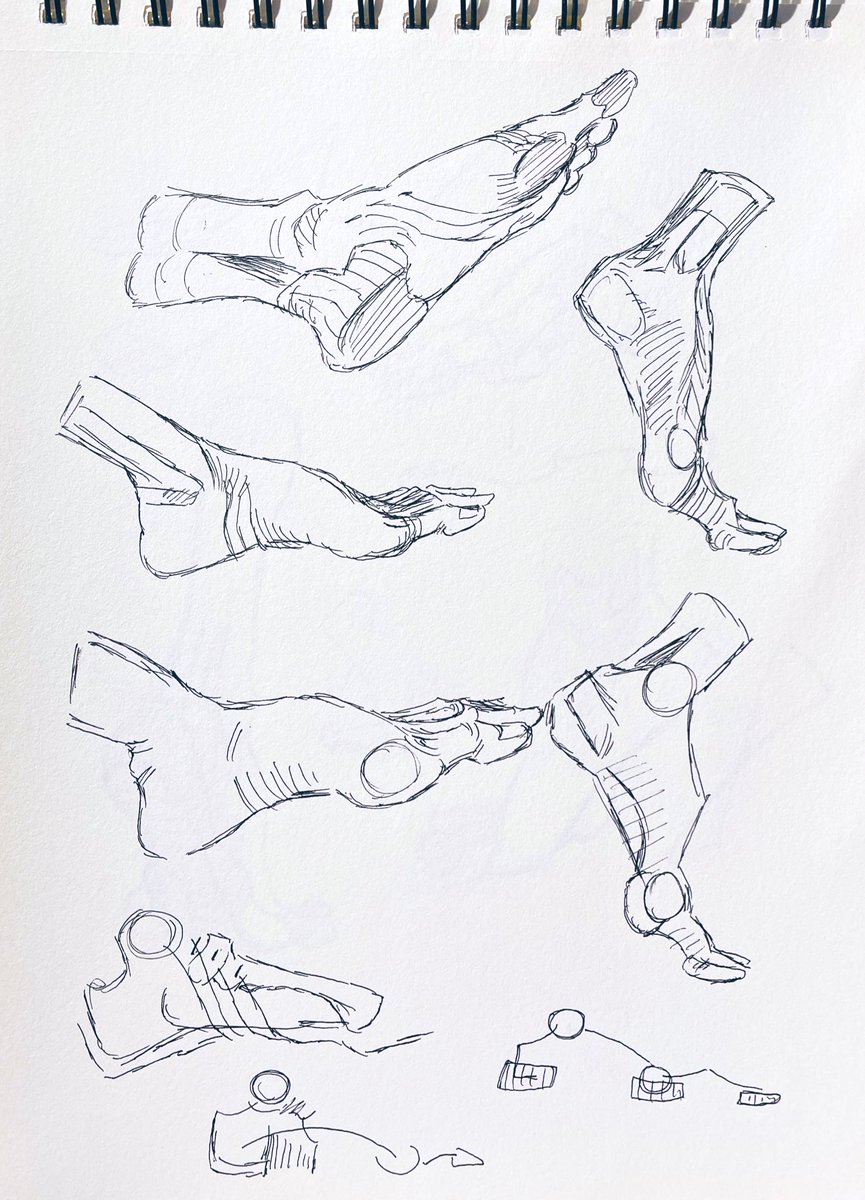 今日のスケッチ👣 