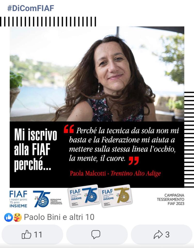 .la mia esperienza, il mio volto, il mio nome,
per sottolineare lo spirito che anima il volontariato culturale a favore di <a href="/Fiaf_/">Fiaf</a> e di una passione che ci accomuna.

.mi iscrivo perché nessun'altra associazione mi dà così tanto. 

e voi, che fate?

#testimonial #Fiaf #fotografia