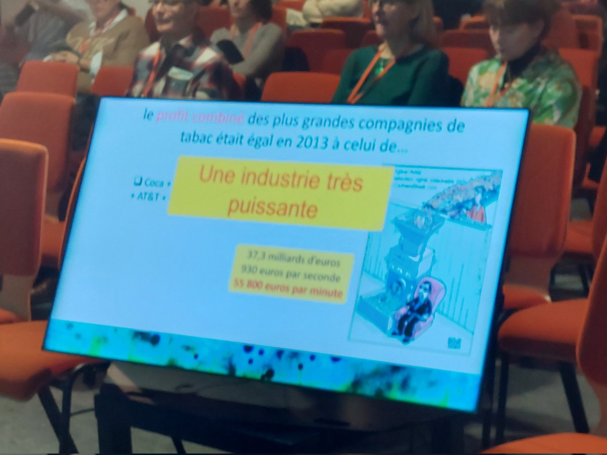 Sébastien Couraud 🫁🚭🌍 (@s_couraud) on Twitter photo L'industrie du tabac génère 55000€ de bénéfice par... minute...!!!
😬😵🤯😱
JF Diouf #CPLF2023 L'industrie du tabac génère 55000€ de bénéfice par... minute...!!!
😬😵🤯😱
JF Diouf #CPLF2023