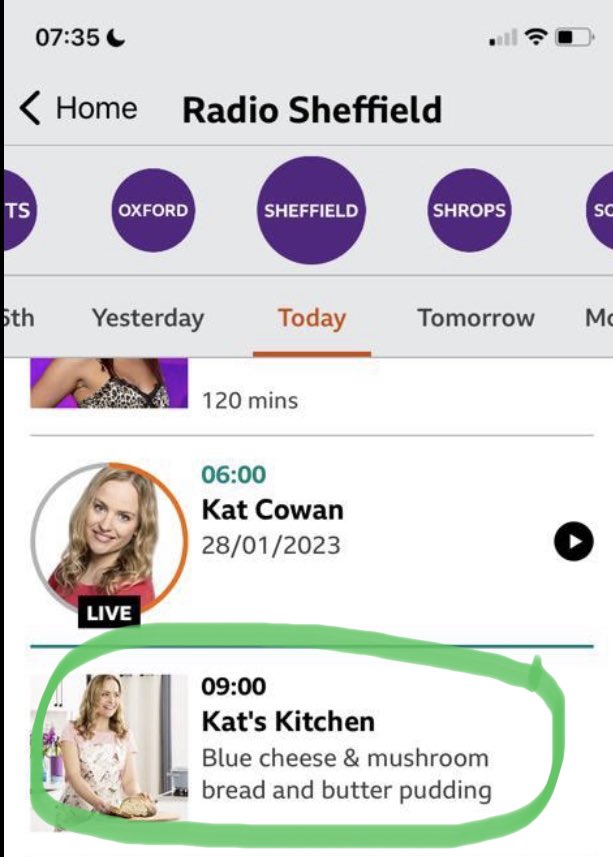 I’m sharing a recipe in the kitchen with @KatherineCowan on @BBCSheffield at 9am this morning - tune in