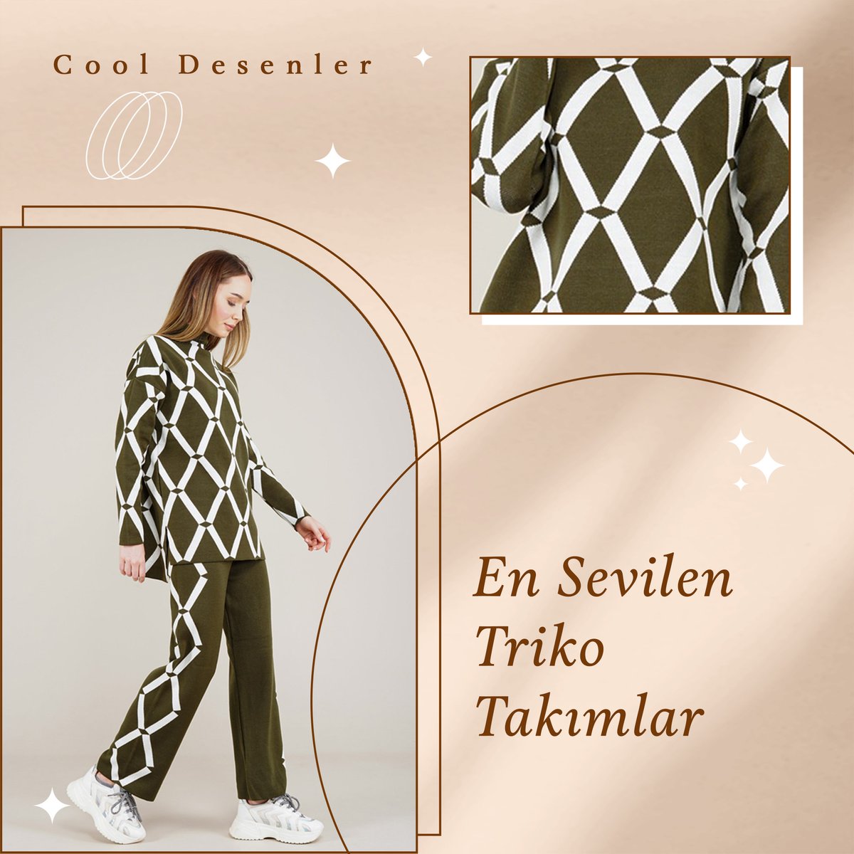 En sevilen triko takımlar. #trikotakım #moda #desen #turkey