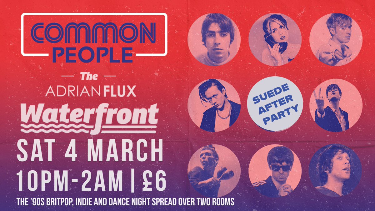 It's getting nearer...

Five weeks today. 

Treat yourself to what you'll look back on as one of your highlights of 2023. 

#CommonPeopleGuarantee 

ueaticketbookings.co.uk/ents/event/226…