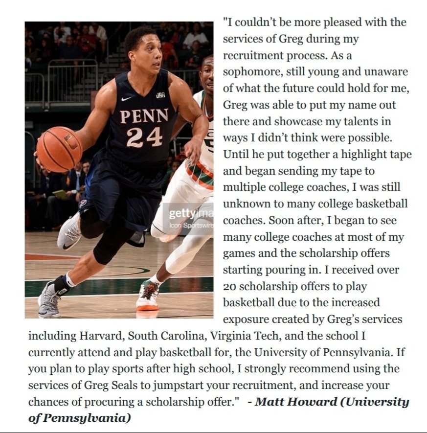 CS_Recruits's tweet image. ● My services are for people with the ability to play college sports
● I will focus on people who want to achieve their dream of playing college sports
● I promise that if you have great character, good grades, and talent, I&apos;ll get you to the next level
(MONEY-BACK GUARANTEED)