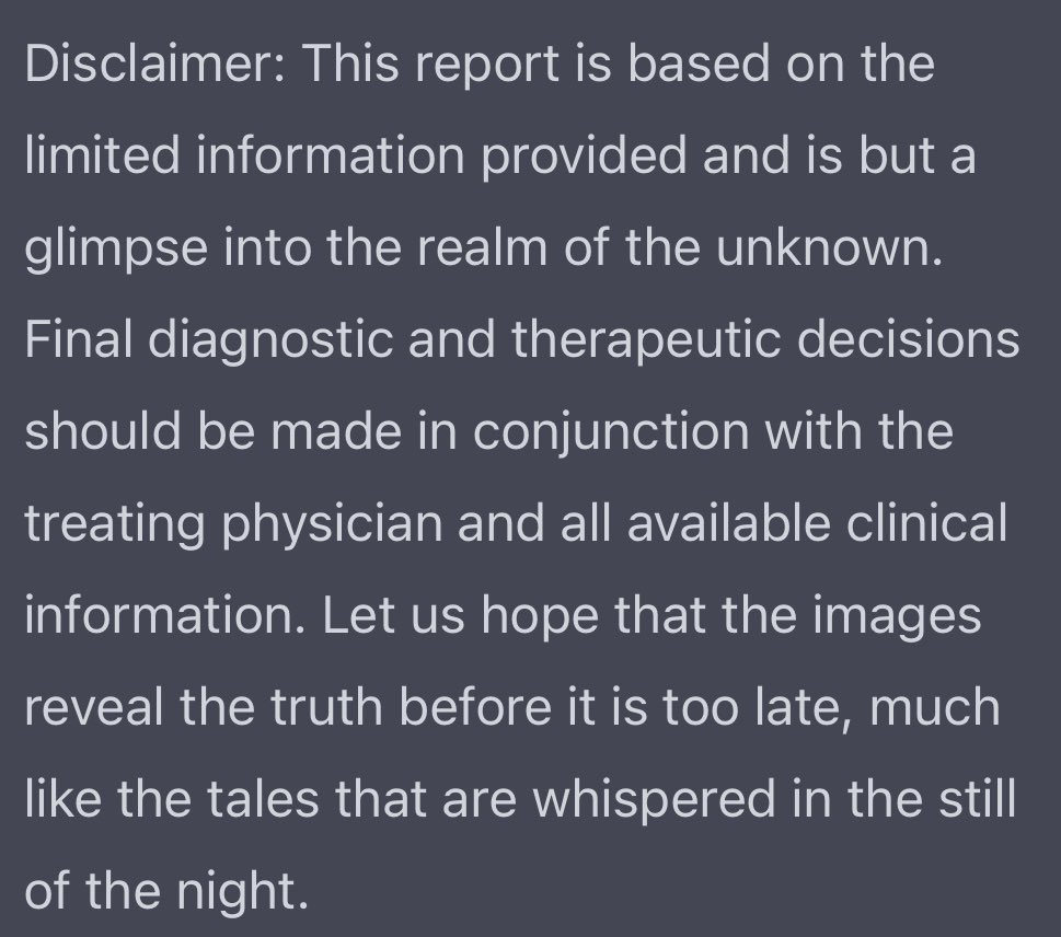 Me: Please write a radiology report for a CT pulmonary embolism study from the emergency department in the writing style of Edgar Allan Poe. Clinical information is 'chest pain, positive d-dimer' ChatGPT: