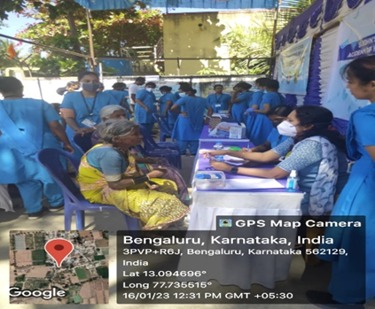 StJohns_Blr's tweet photo. #MorbidityClinic conducted by BSc Nursing in Kattugollahalli on Jan 16th
Dr Merlyn, #PhysicianInCharge, Mr Nagesh PDO, Mr Harish VP #VillagePanchayat, Br James Antony,  Director #BIRDS &amp; #SJCON Faculty attended
Total of 67 beneficiaries. https://t.co/eHmk38bWYF