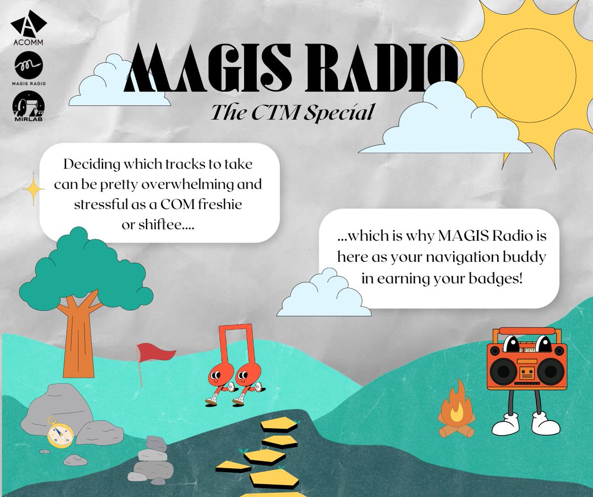 MAGISRadio's tweet photo. The CTM journey is not over yet!

Witness stories, musings, and more to guide you on your way towards discovering the path your heart calls for. 🧭🗺

#MAGISRadio #FollowTheSound #ACOMM20 #COMTrackMeet2023 https://t.co/IR9TwAwHq4
