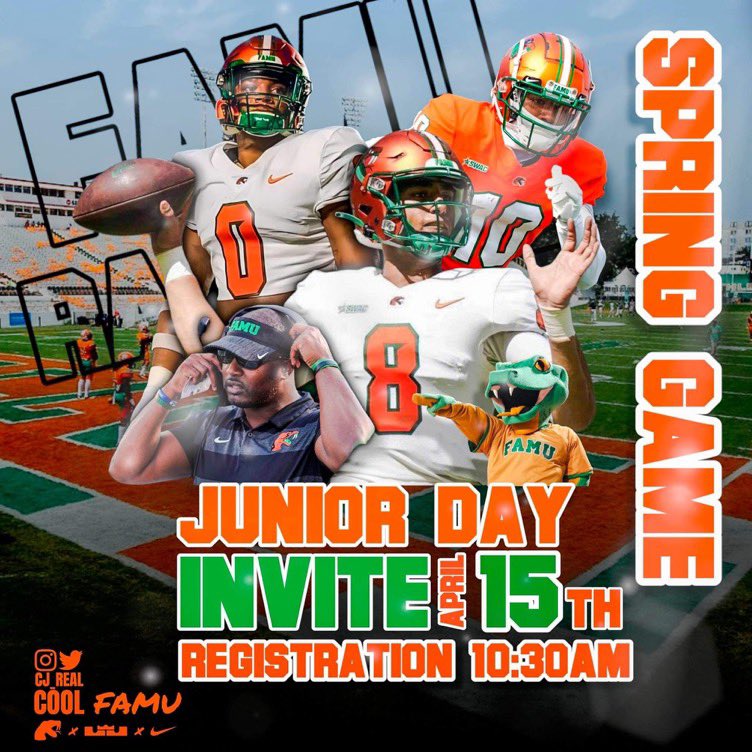 Amar reynolds (@reynoldsamar2) on Twitter photo I will be attending Famu junior day/spring game April 15th!!π <a href="/HCWillieSimmons/">Coach Willie Simmons</a> <a href="/Coach2Bless/">Devin Rispress</a> <a href="/FAMU_FB/">Florida A&M Football π</a> I will be attending Famu junior day/spring game April 15th!!π <a href="/HCWillieSimmons/">Coach Willie Simmons</a> <a href="/Coach2Bless/">Devin Rispress</a> <a href="/FAMU_FB/">Florida A&M Football π</a>