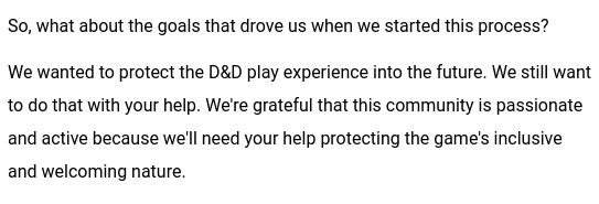 Good morning. We wake up to a CC-BY-4.0 SRD 5.1. That's good news. 😍 #OpenDnD If only they could stop the lying..