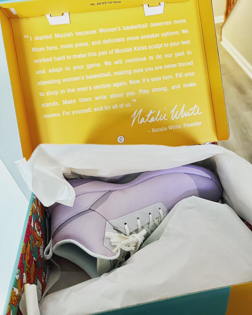 CourtLHenry's tweet photo. @moolahkicks #moolahkicks aren’t just for players…moms need them too! 💜🖤👟 #moolah #nataliewhite #moolahfam #sidelinecancer https://t.co/lE9X97yyaI