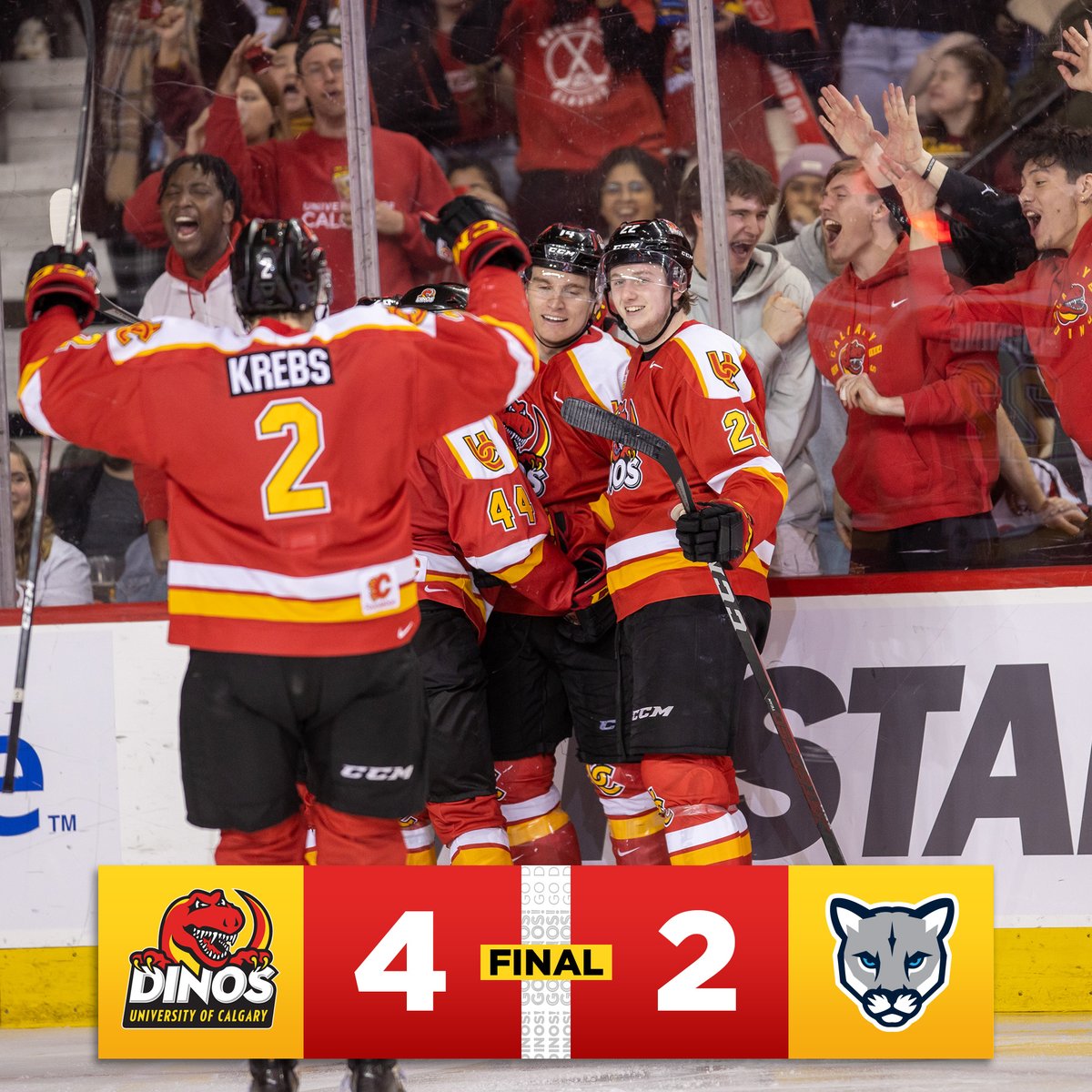 UCalgary Dinos Men's Hockey 🏒 tweet media