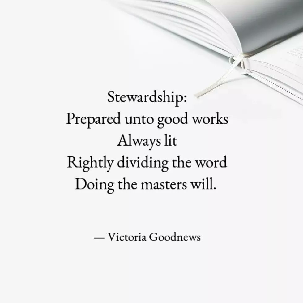 vicky_goodnews's tweet photo. Abounding in the work of the Lord. Always at the duty post. Not slacking, not weary. Fervent in business, given to service.
Such is the life of a Steward, one entrusted with the will of the Father. 

#Stewardship
#VictoriaGoodnews
#GospelTruth
#BeingthatVessel https://t.co/VaO8suw0x4