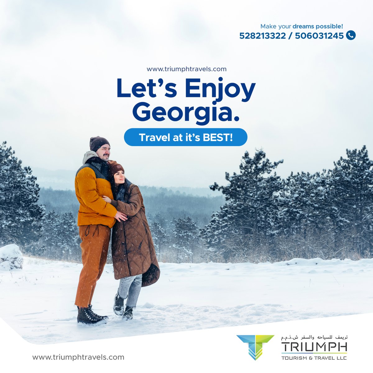 Let's explore the stunning sights of Georgia? Then let Triumph Travels and Tours be your guide! 
Come explore Georgia with us today!
☎️ 528213322 / 506031245

#triumphtravels #georgiatravel #georgia #visitgeorgia #tbilisi #georgiatravelmoments #travel #travelphotography