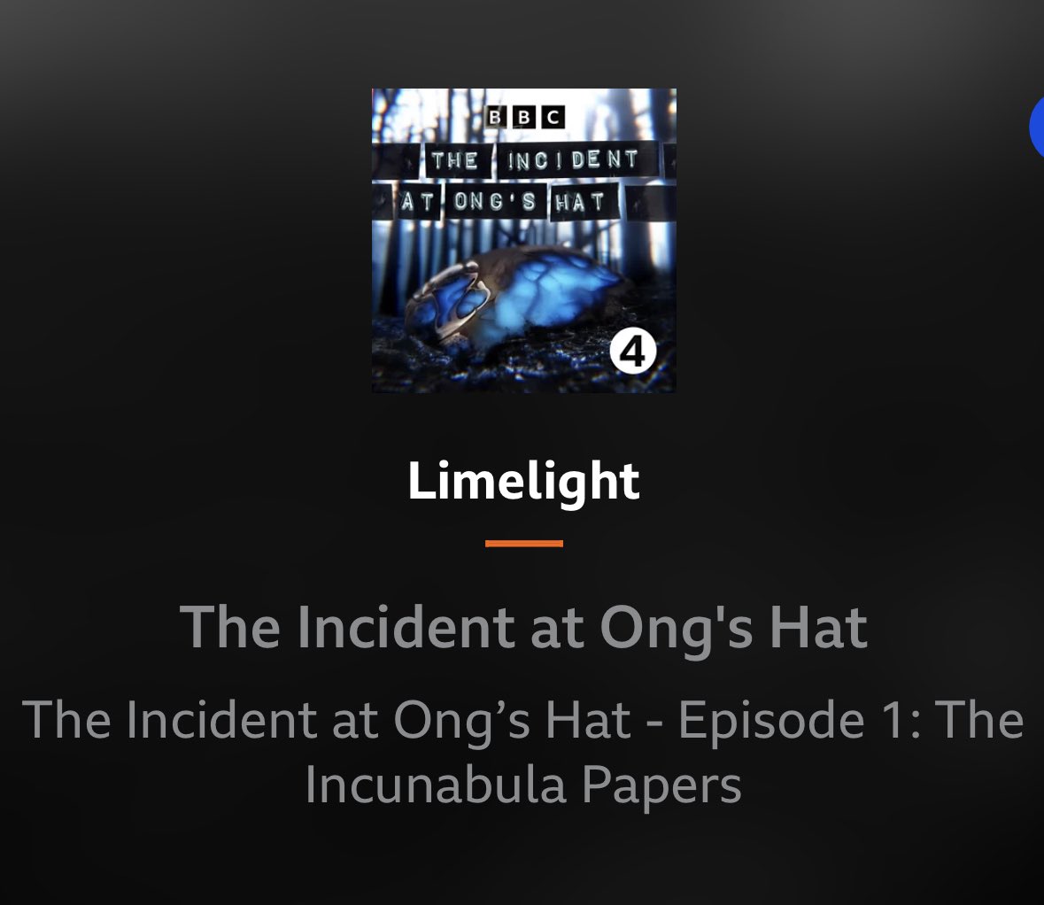 Hey podcasts lovers-up for a very well produced, creepy-fun journey? Today BBC Radio 4 aired the first episode of The Incident at Ong’s Hat. Proud to be a part of this along with a bunch of other talents :)Give it a listen and lemme know what you think! bbc.co.uk/programmes/p0d…