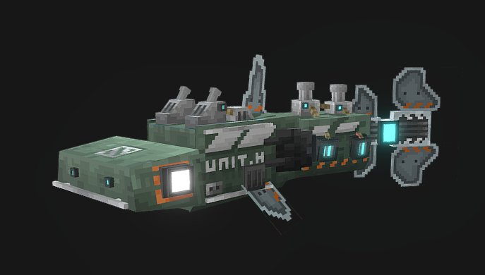 BoRoger4's tweet photo. A hammerhead shark mech I made in #blockbench https://t.co/gjcFZar20y
