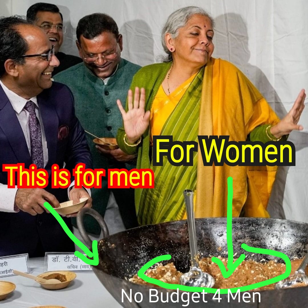 @ChiragMRA @vaastavngo #NoBudget4Men More than 80% taxpayers are #men but they are neglected by #ModiGovernment