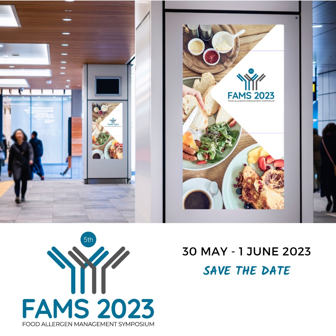 The 5th Food Allergen Management Symposium (FAMS 2023) will be held in Brisbane from 30th May to 1st June 2023. 

Register now ow.ly/kxqe50MCFmO

#FAMS2023 #allergenbureau #foodallergy #foodallergenmanagement #registernow #foodindustry