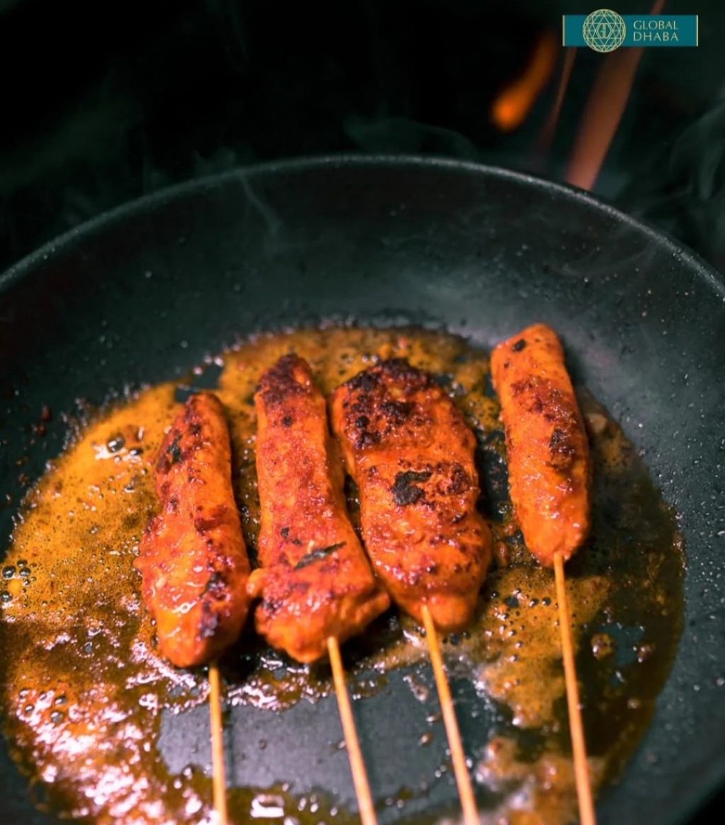 Thai chicken satay, a spicy starter marinated and cooked with incredibly delicious sauces 🌶️😋

#chefrehman #roamingchef #GlobalDhaba #thaichickensatay #attide #starters #hospitality #Bangalorefood #viral #trending #ambience #Experience #restaurantambience