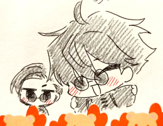 BOOTHでちょこちょこ描いてた夜美ちゃん。 