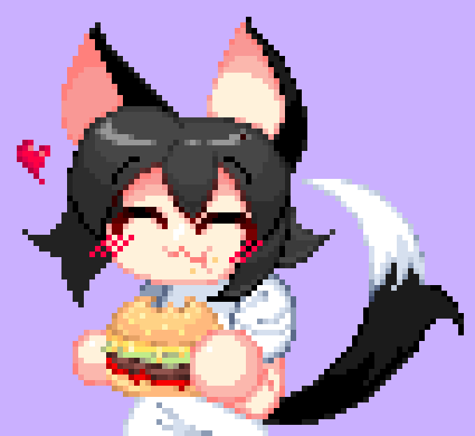 Keta_PhanArtz's tweet photo. Providing you with more old art as i work on the current project.
#pixelart #fanart #fumo #ocs #burgor https://t.co/dO8RNKRQo1