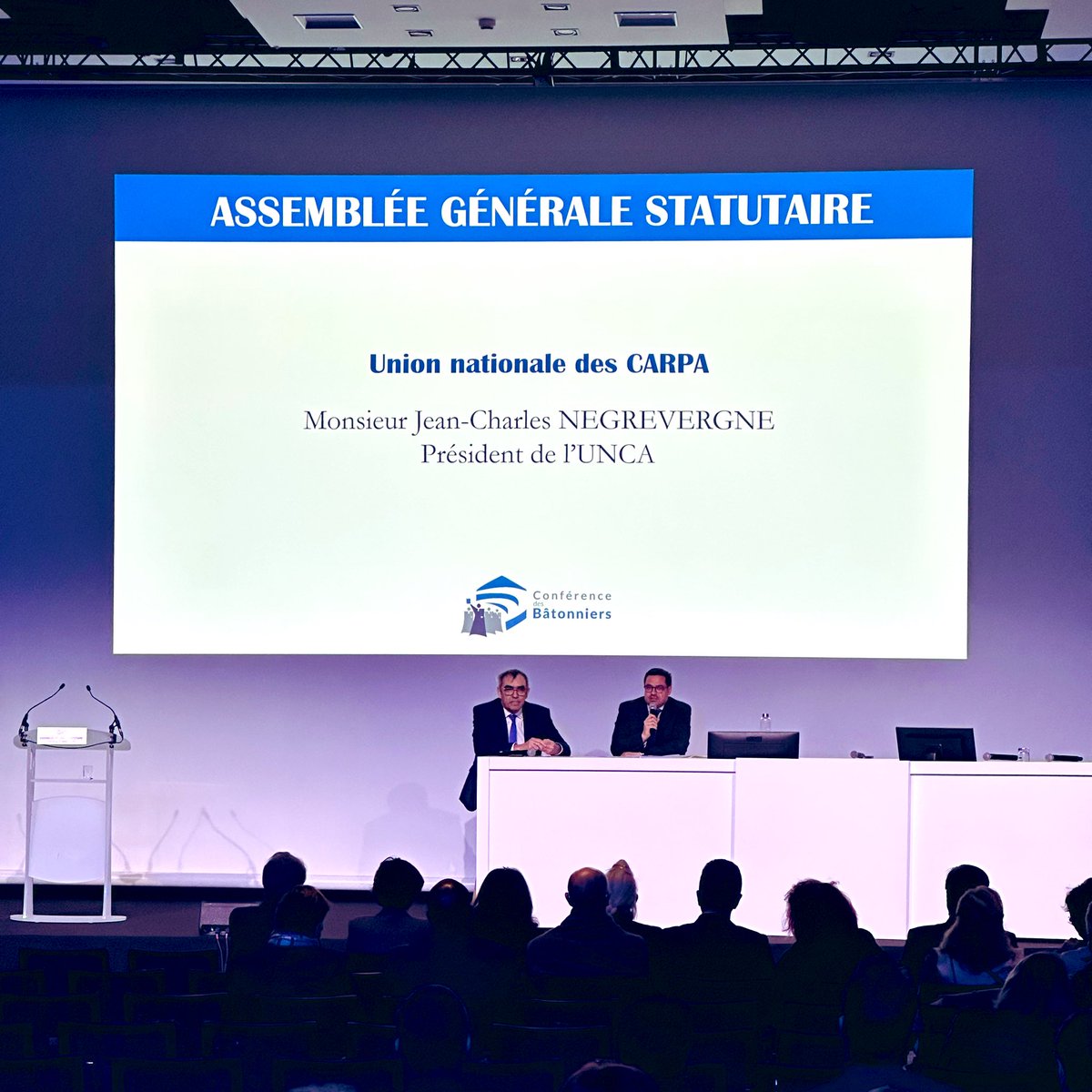 Intervention du Président de l’<a href="/UniondesCarpa/">Union nationale des Carpa (Unca)</a> <a href="/jcnegrevergne/">Jcnegrevergne</a> devant la <a href="/Conf_Batonniers/">ConférenceBâtonniers</a> sur l’avenir des CARPA et la dématérialisation des maniements de fonds