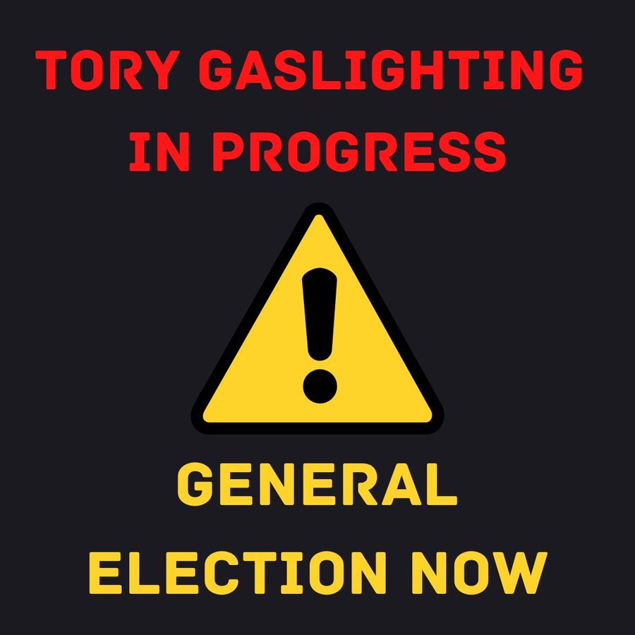 You’ll know when you’re being gaslit, a Tory will have their mouth open
#ToriesOut205 #GeneralElectionNow