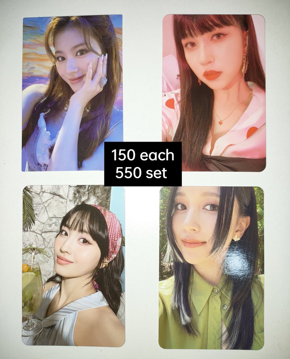 mdjcbht's tweet photo. WTS LFB TWICE PHOTOCARDS

NEED FUNDS 🥲

*On hand
*DM for pc's condition
*DOP - PAYO / 3 days reservation
*MOP - Gcash
*MOD - GoGo Xpress

❌STRICTLY NO CANCELLATION❌

PM for more details na lang po 😊
📍GMA, Cavite https://t.co/InWXbC76ny