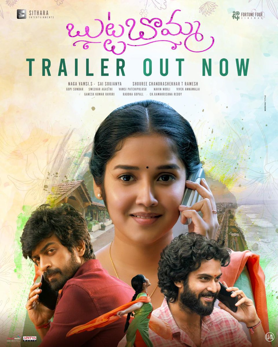 rameshlaus's tweet photo. Theatrical Trailer of the Bittersweet Tale of Adolescence &amp; love, #ButtaBomma is here!💌 

▶️ https://t.co/xVUqNh9ZJD 

Launched by Mass ka Das @VishwakSenActor 🤩

#AnikhaSurendran @iam_arjundas #suryavashistta @shourie_t @NavinNooli @vamsi84 #SaiSoujanya @ganeshravuri https://t.co/Rt2iurZPJ2
