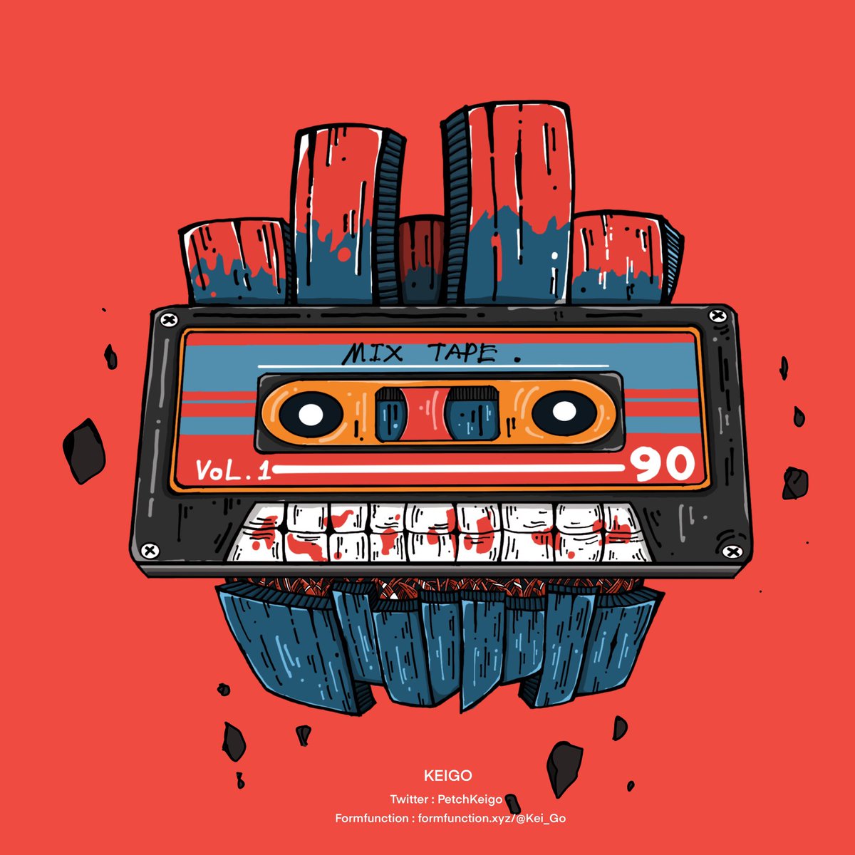 ✨New drop on✨
<a href="/exchgART/">Exchange Art</a> 

👹“Demon Tape Cassette ”📼

Reserve price : 0.5 ◎

Link in below 
👇

#Solana #SOL #SolanaNFT #NFTartwork #NFTs #SolanaCommunity