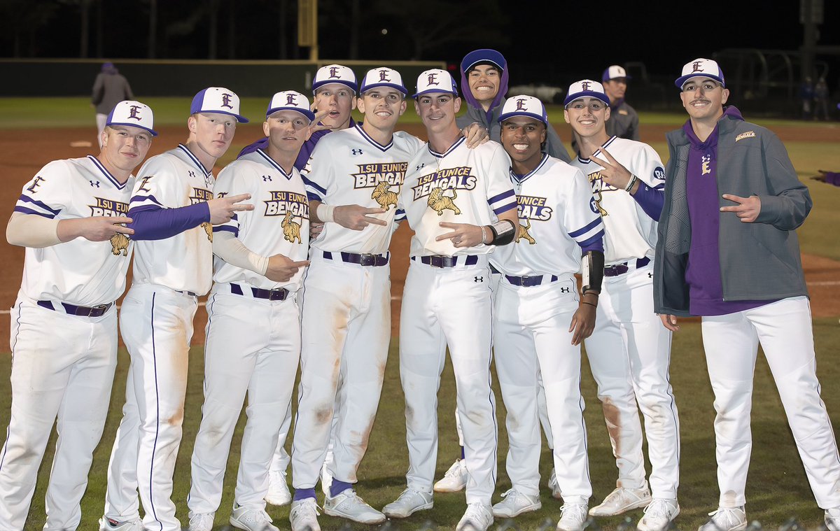 LSU Eunice v North Lake College (TX), 1.27.2023
Bengals open season with 11-0 shut-out, run-ruling North Lake in the seventh on a Tanner Vadnais walk-off, three-run homer!
Game Pics on Flickr: flic.kr/s/aHBqjApTs3