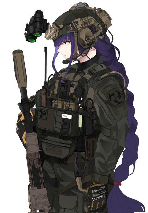 「M4カービン 紫色の目」のTwitter画像/イラスト(新着)