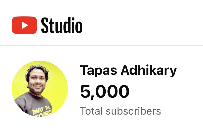 tapasadhikary's tweet image. No way! 5K ❤️