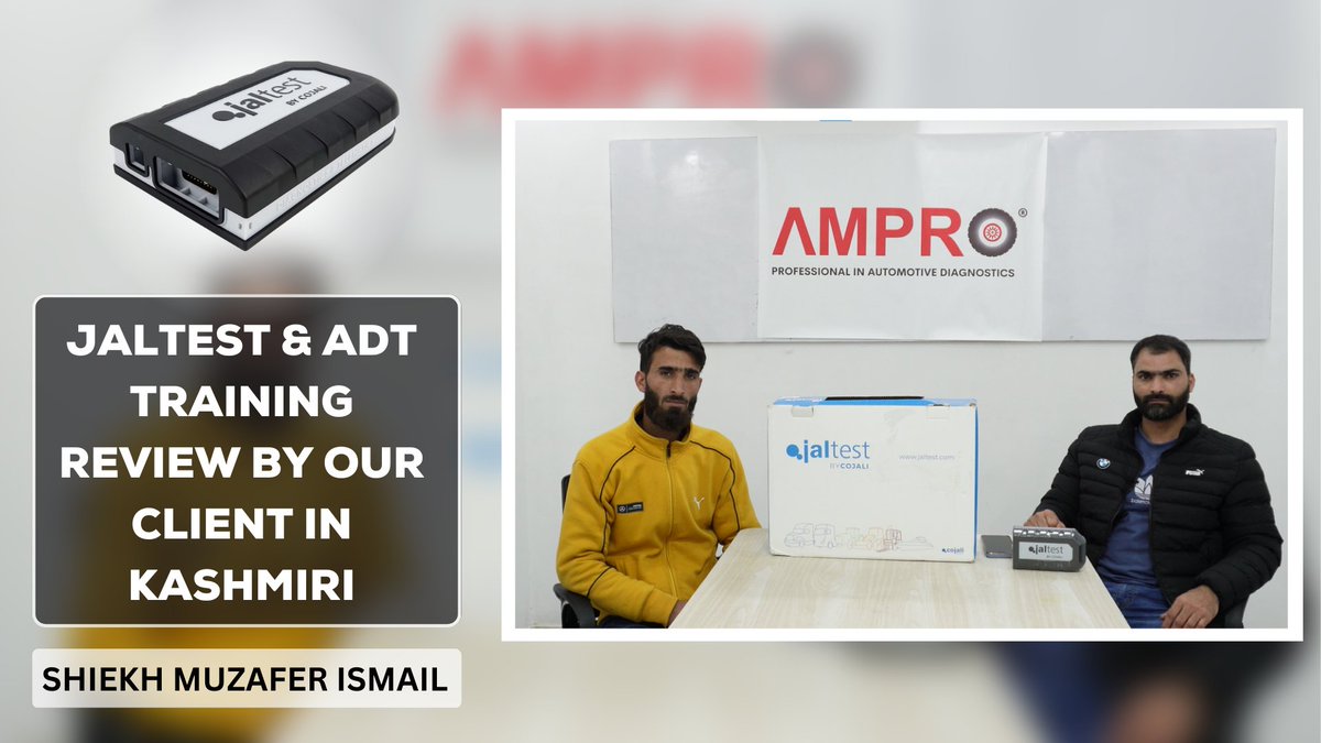 AmproTesting's tweet photo. Jaltest &amp; ADT Training Review by Our Client Shiekh Muzafer Ismail from Pulwama, Jammu and Kashmir.

https://t.co/dBPDc9Z3Pz
.
.
#AmproIndia #AmproTarining #Jaltest #Jaltestoverview #JaltestTraining #SCRdoser #SensorTester #ReviewonKashmiri #Kashmir #JaltestReviewinKashmiri https://t.co/e218I76ebb