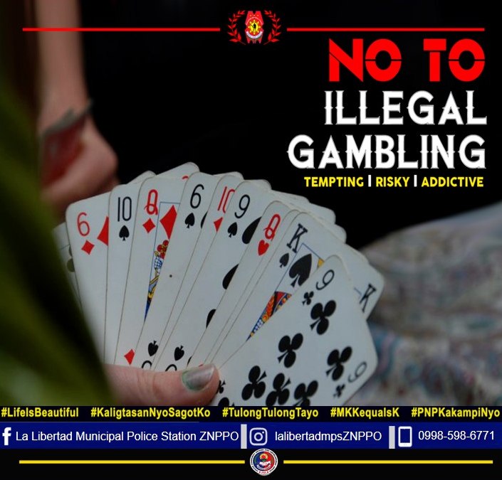 IT'S TEMPTING AND ADDICTIVE BUT IT IS ILLEGAL. SAY NO TO ILLEGAL GAMBLING.
#PNPkakampiMo
#TeamPNP
#Weserveandprotect
#PNPKakampiMo
#ZNPPO
#PNPPATROLPLAN2030
#lifeisbeautiful
#KaligtasaNyoSagotKo
#TulongTulongTayo
#MMKequalsK