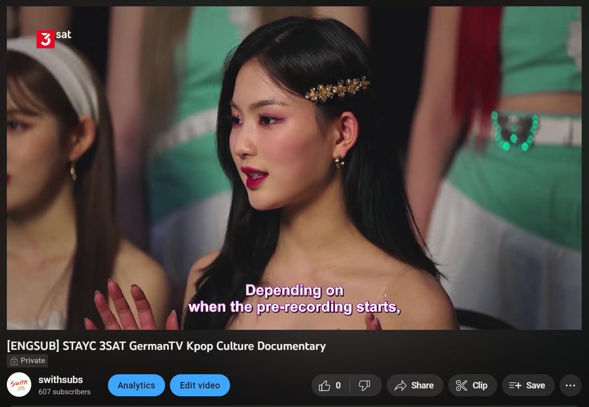[ENGSUB] STAYC 3SAT GermanTV Kpop Culture Documentary is now uploaded! 

special thanks to <a href="/staycdaisy/">staycdaisy</a> for the translation!