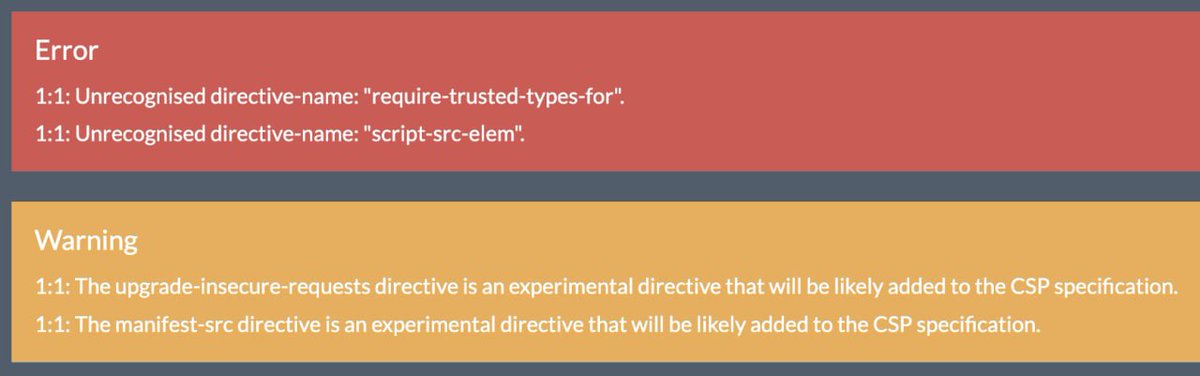 amiris_brown's tweet image. Still got 2 errors to clear up ...

#ContentSecurityPolicy
#HTMLelement
#XSS
#HTML
#HTML5